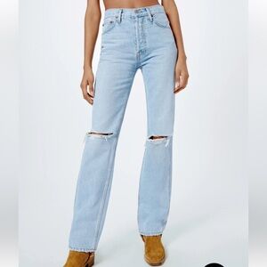 Re/Done 90s High Rise Loose Jeans 100% Cotton size 27